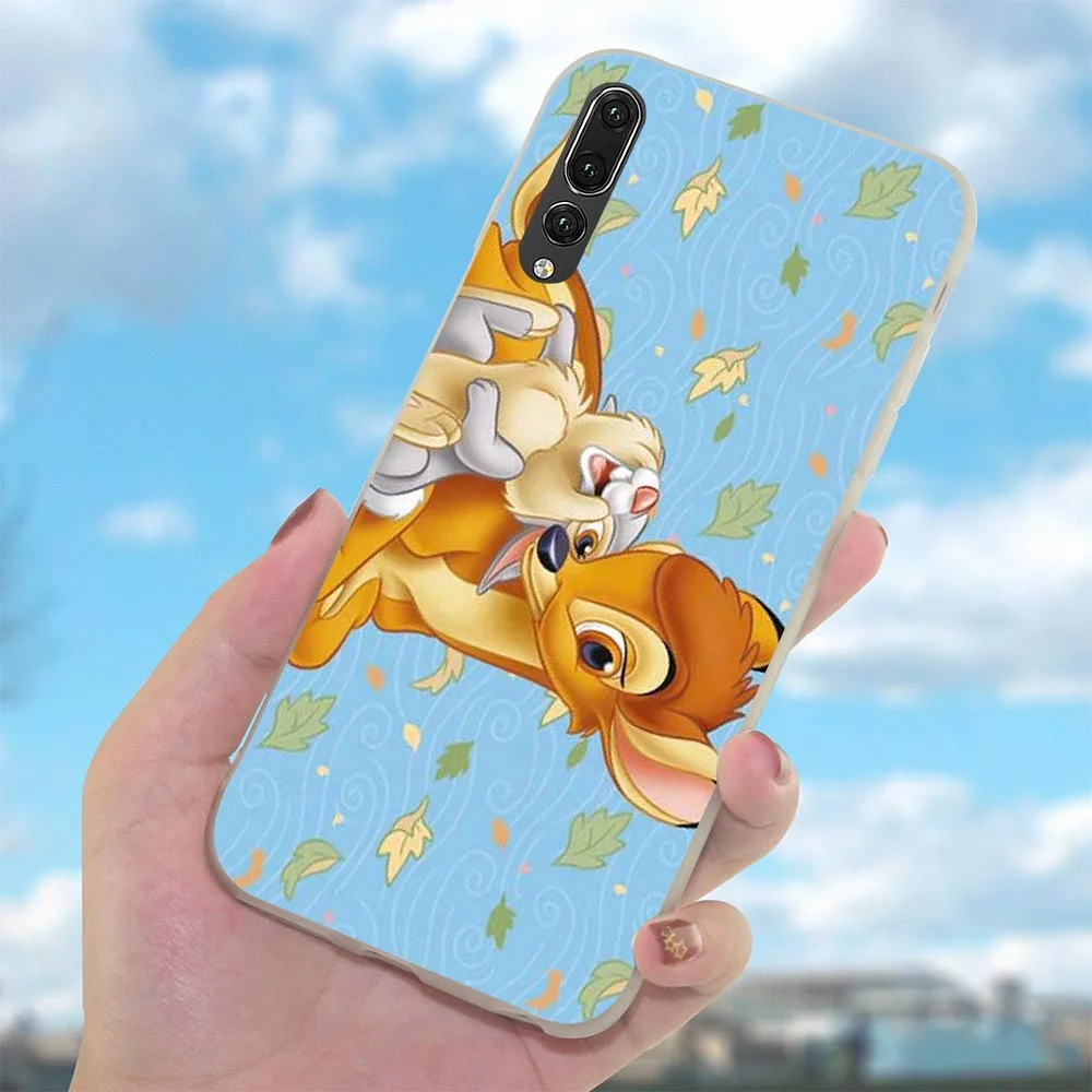Мягкий ТПУ чехол с оленем Бэмби из США для Mate 20 Pro Huawei P9 Lite чехлы P20 P Smart 10 P30