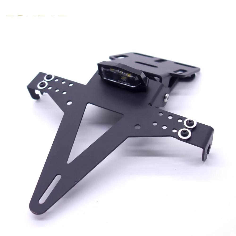 

1 Set Universal Motorcycle Adjustable Angle Aluminum License Number Plate Frame Holder Bracket