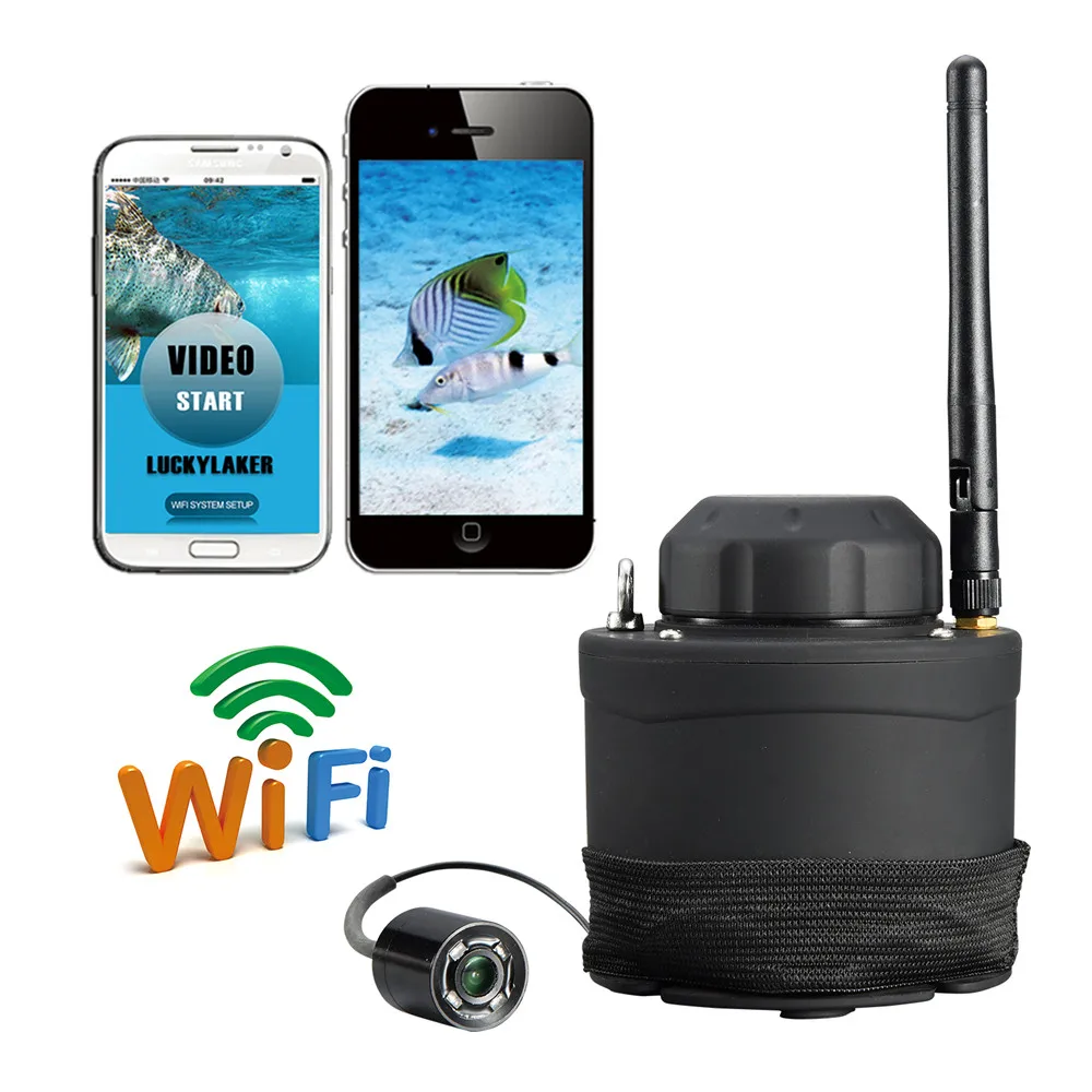 Free Shipping!LUCKY Portable WIFI Underwater Camera FF3309 80m wireless