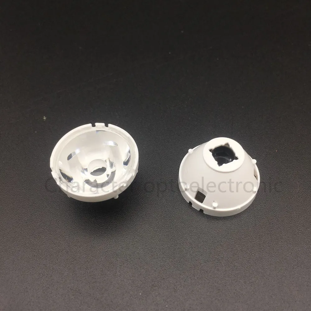 

10pcs CREE XML LED XML2 LED XHP50 LED Lens 21mm white holder 10/25/45/60 degree LED LENS/Reflector Collimator for T6 XHP50 chip