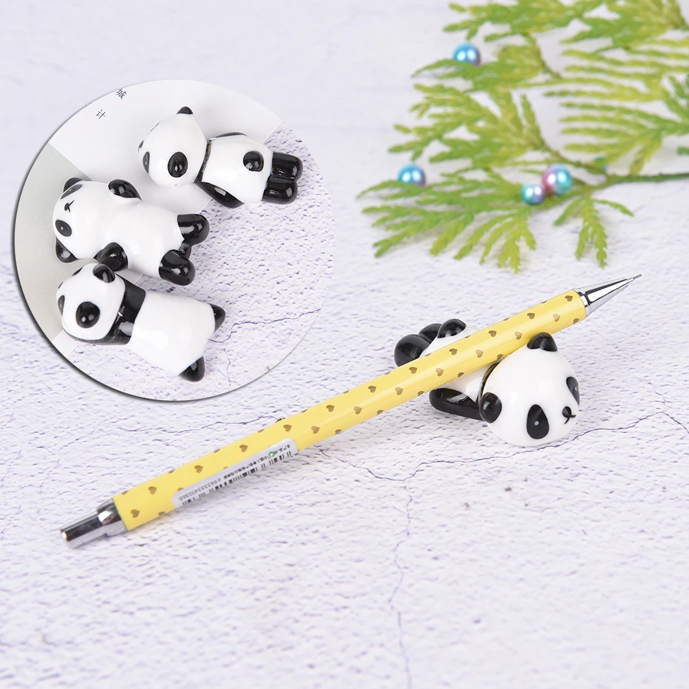 

1PCS Lovely Panda Manicure Cosmetic pen support Nail Art Tool Nail Brush Pen Rack Ceramic Stand Holder