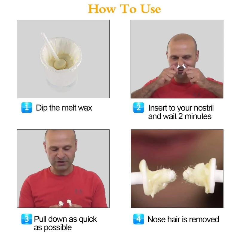 Jual Portable Lilin Kit Hidung Rambut Penghapusan Lilin Lilin Kit Hidung Rambut Removal Kosmetik Alat Pemangkas Rambut Hidung