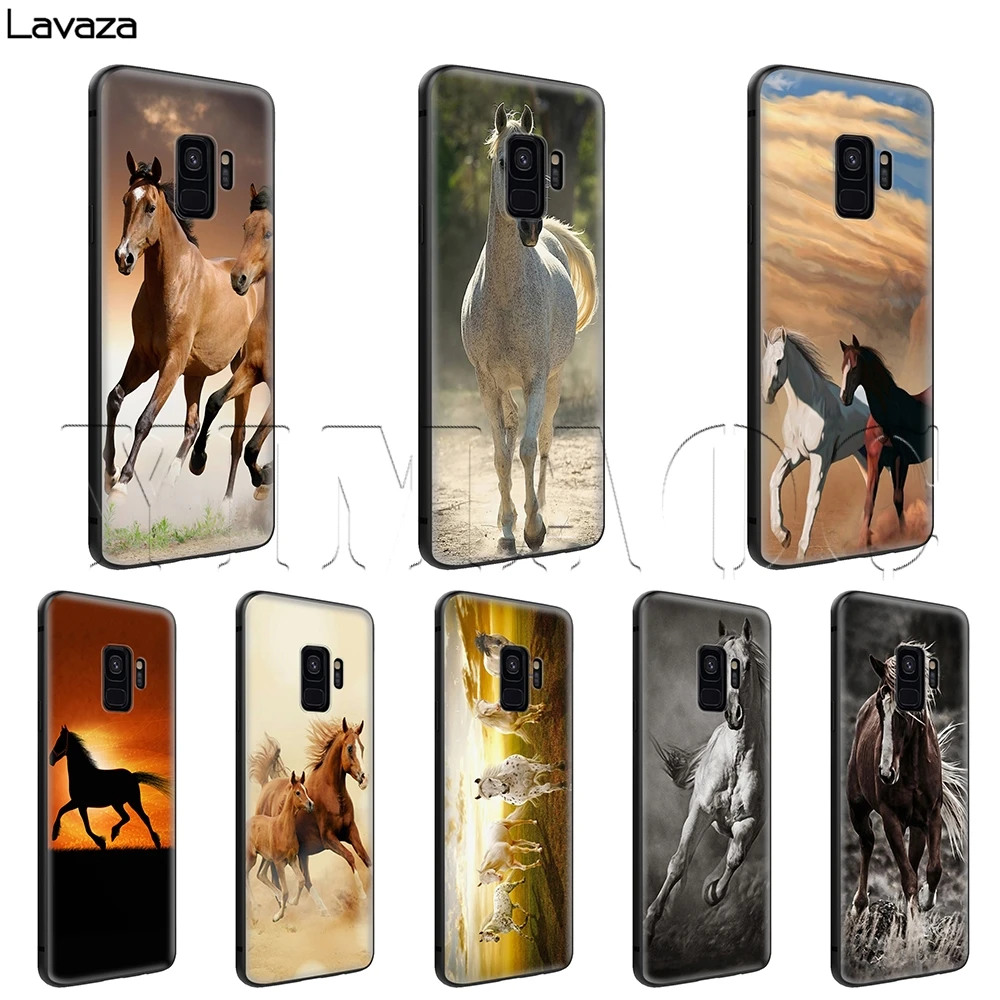 Lavaza бегущего коня чехол для Samsung Галактики S6 S7 край J6 S8 S9 S10 плюс A3 A5 A6 A7 A8 A9 Note 8 9 |