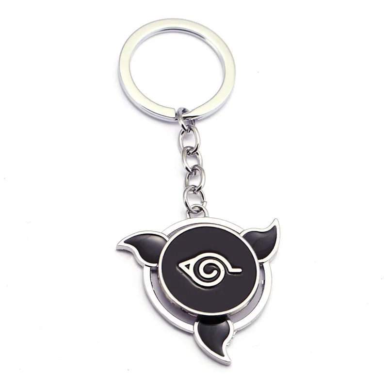 

H&F anime jewelry Naruto Kunai Kakashi keychain alloy Konoha logo key ring anime jewelry Drop shipping