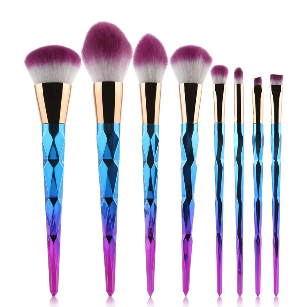 

8PCS Make Up Brush Face Powder Foundation Eyebrow Eyeliner Blush Professional Cosmetic Concealer Brush pinceaux de maquillage