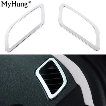 

For Nissan Qashqai 2011 2012 2013 2014 Air Condition Outlet Sequins Decoration Cover ABS Chrome Trim 2pcs Per Set ABS Chrome