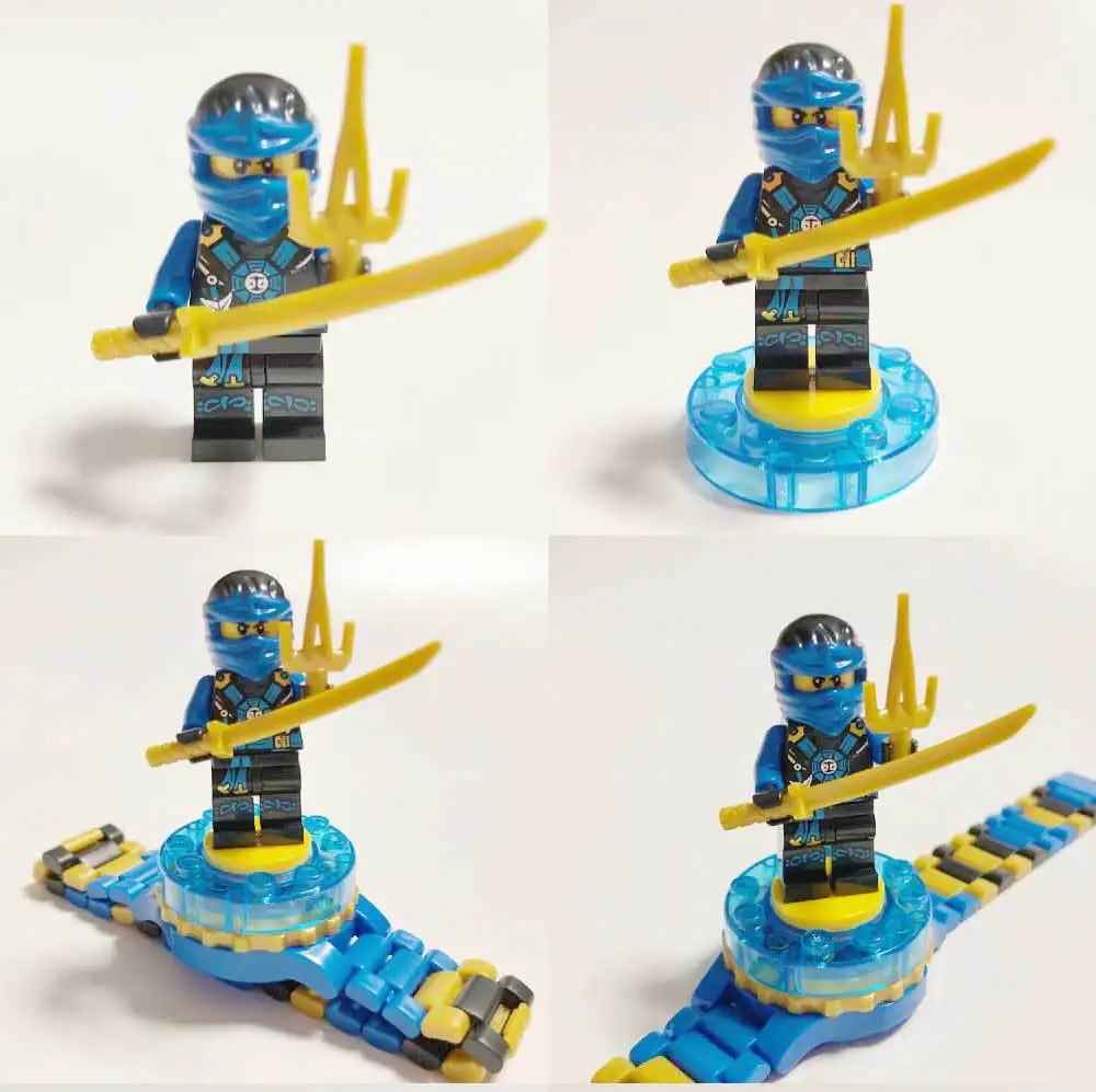 

LegoING Watch Super Hero Model Building Blocks Spiderman Marvel Compatible with Legoed Figures Bricks Toys Kids Gifts