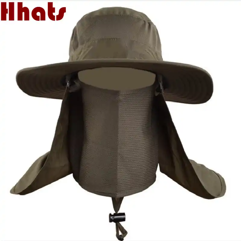 bucket hat with neck protection