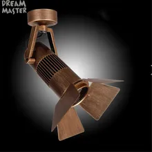 Бронзовый винтажный Светодиодный точечный светильник s 9 Вт 12 Вт 15 Вт COB showroom Точечный светильник industiral выставочный поверхностный монтируемый светильник