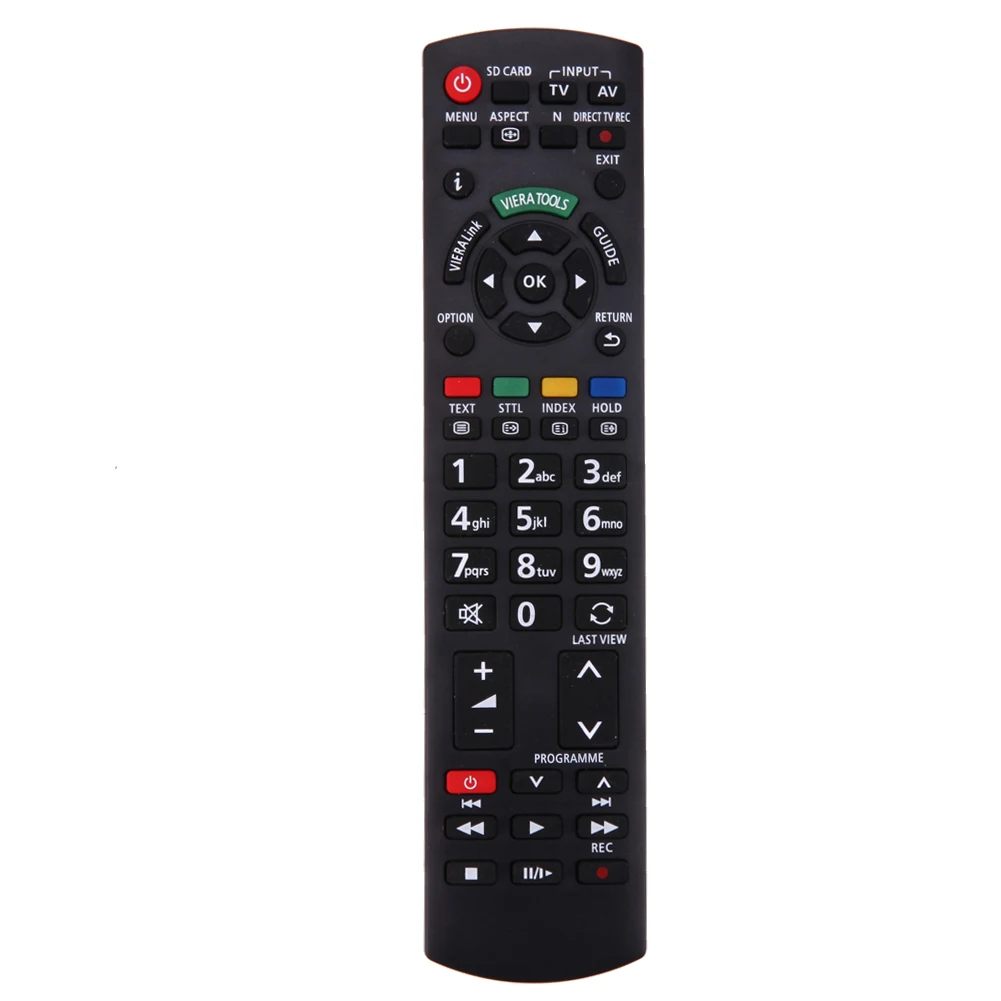 

1pc New Plastic TV Replacement Remote Control for Panasonic LCD/LED/HDTV N2QAYB000487 EUR-7628030 EUR-7651030A Remote Control