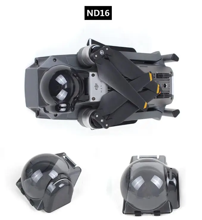 Карданный фильтр для объектива камеры Защитная крышка для DJI MAVIC PRO/Platinum карданный замок Защита с фильтром УФ ND8 ND32 фильтры - Цвет: ND16