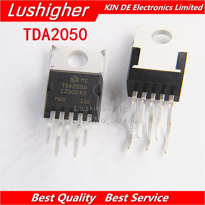 

10PCS TDA2050 ZIP-5 TDA2050A TO220-5 AUDIO POWER AMPLIFIER new original free shipping