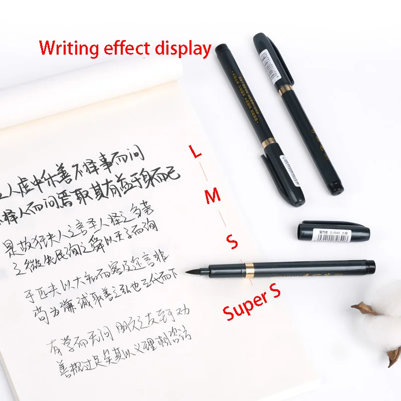 Genvana/Know Soft Brush Calligraphy Pen Chinese Japanese Work Art/Painting  Refillable Marker Pens for Office School Writing