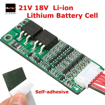

1PC Lithium Battery 21V 18V Protection Board Li-ion Lithium Battery Cell -30 ~ 80 Degree Centigrade 60X23mm Modules