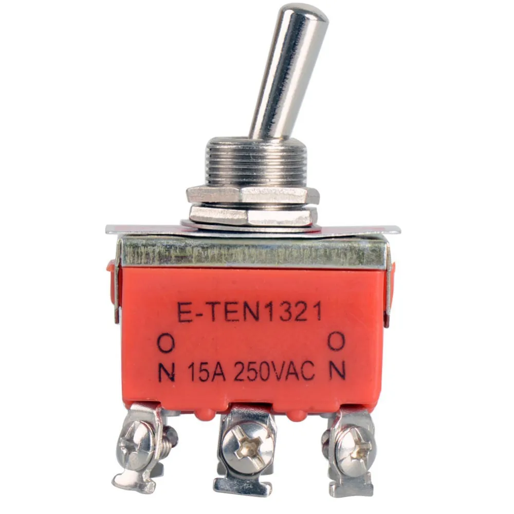 Switches 1pcs 6-pin On-off-on Toggle Switch With Cap Orange Dpdt Dc Moto Reverse Dropship Tool