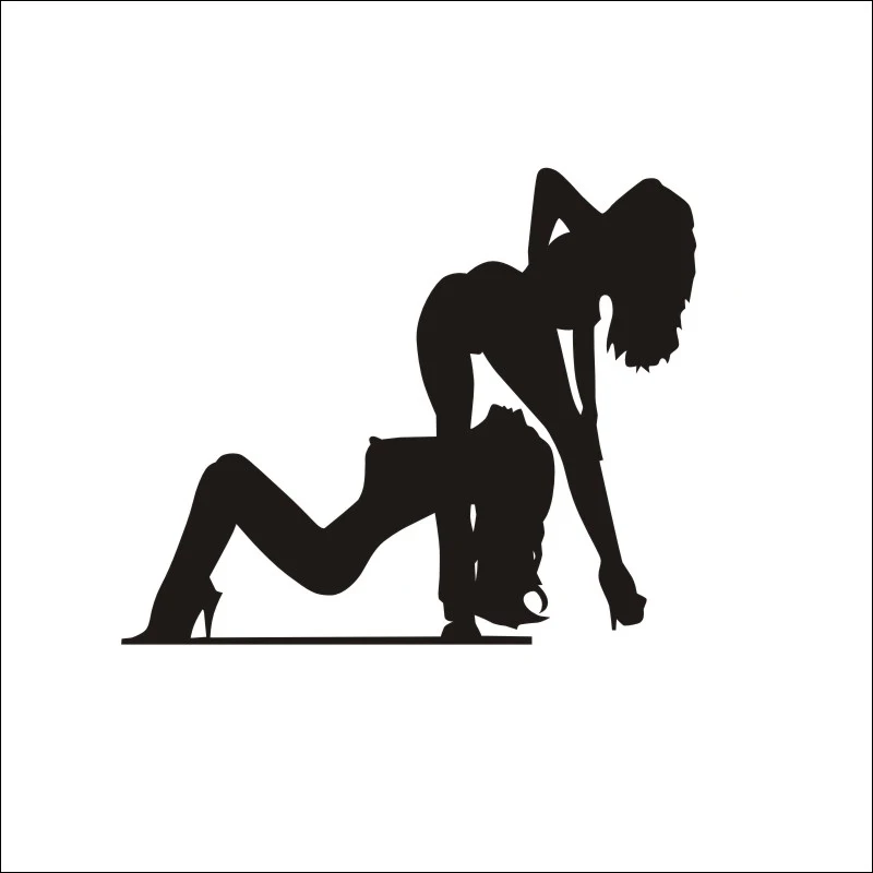 DCTAL SEX GIRL Pegatina Sexy chica caliente desnuda belleza Funny Car Sticker ventana Humor motocicleta decoraciOn de vinilo S26