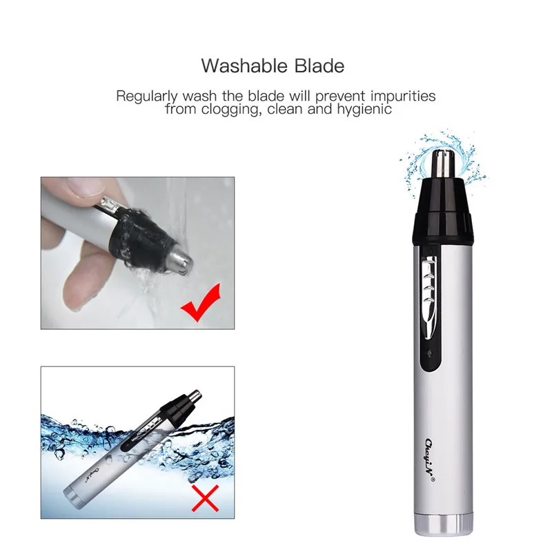 Portable Electric Cordless Hair Trimmer Cutting Machine Multi functional Nose Ear Clipper Head Precision Trimer Eyebrow Shaver