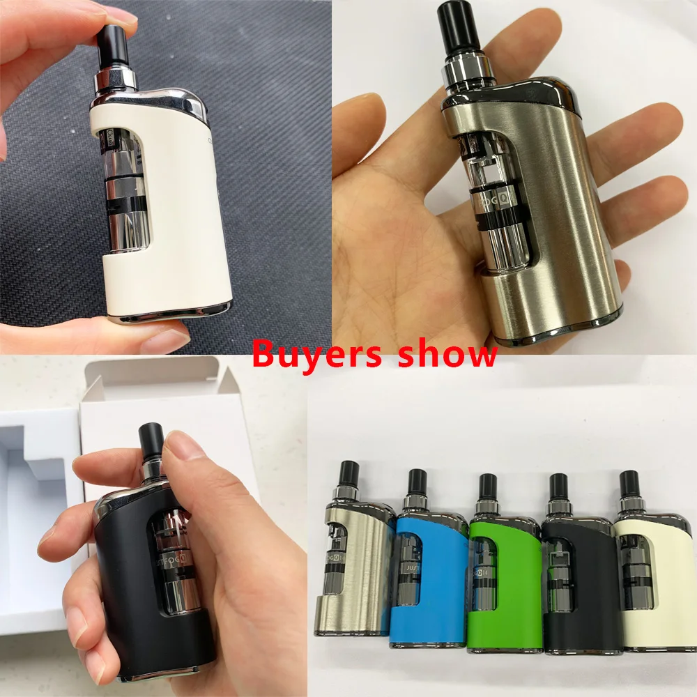 Ceny W magazynie E papieros JustFog Compact 14 Kit 1500mah wbudowana bateria z 5 szt. Cewka Justfog vs Justfog Q16 Q14 Kit
