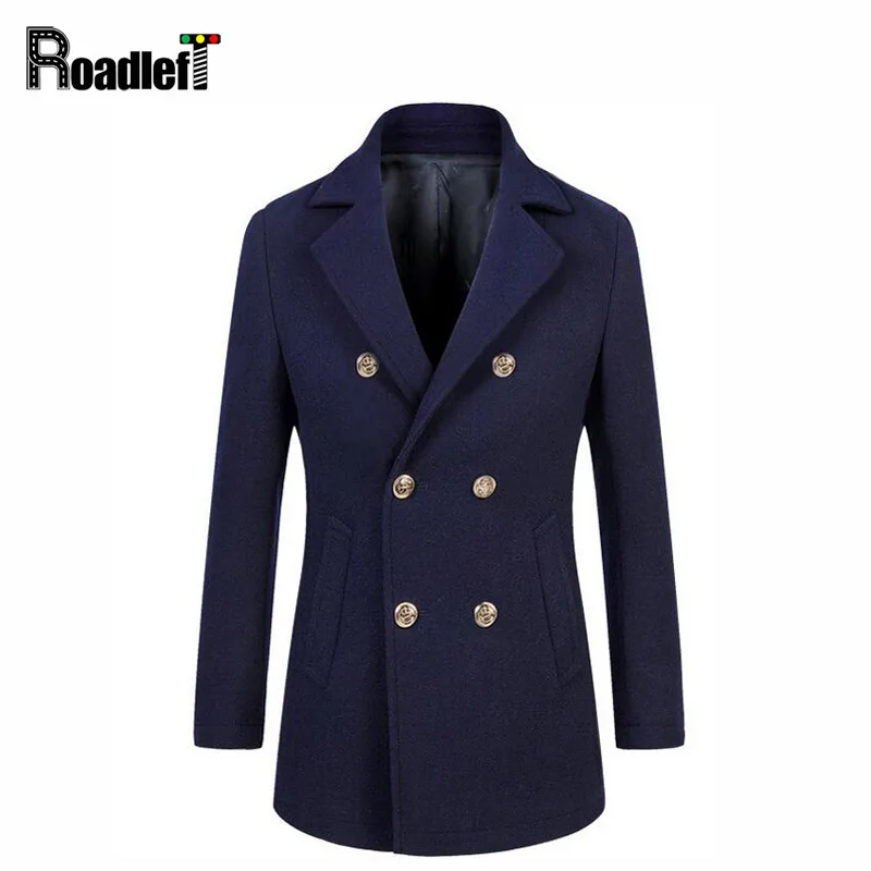 High grade New Fashion Brand Clothing Jacket Men Wool Coat