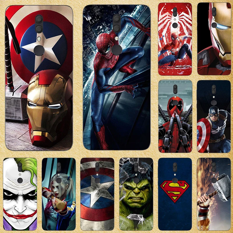 

Super Hero Phone Case Cover For Alcatel 1 1C 1X 3 7 1S 2019 2018 Soft Silicone Back cover Bags For Alcatel 1 C X S 2019 Bags