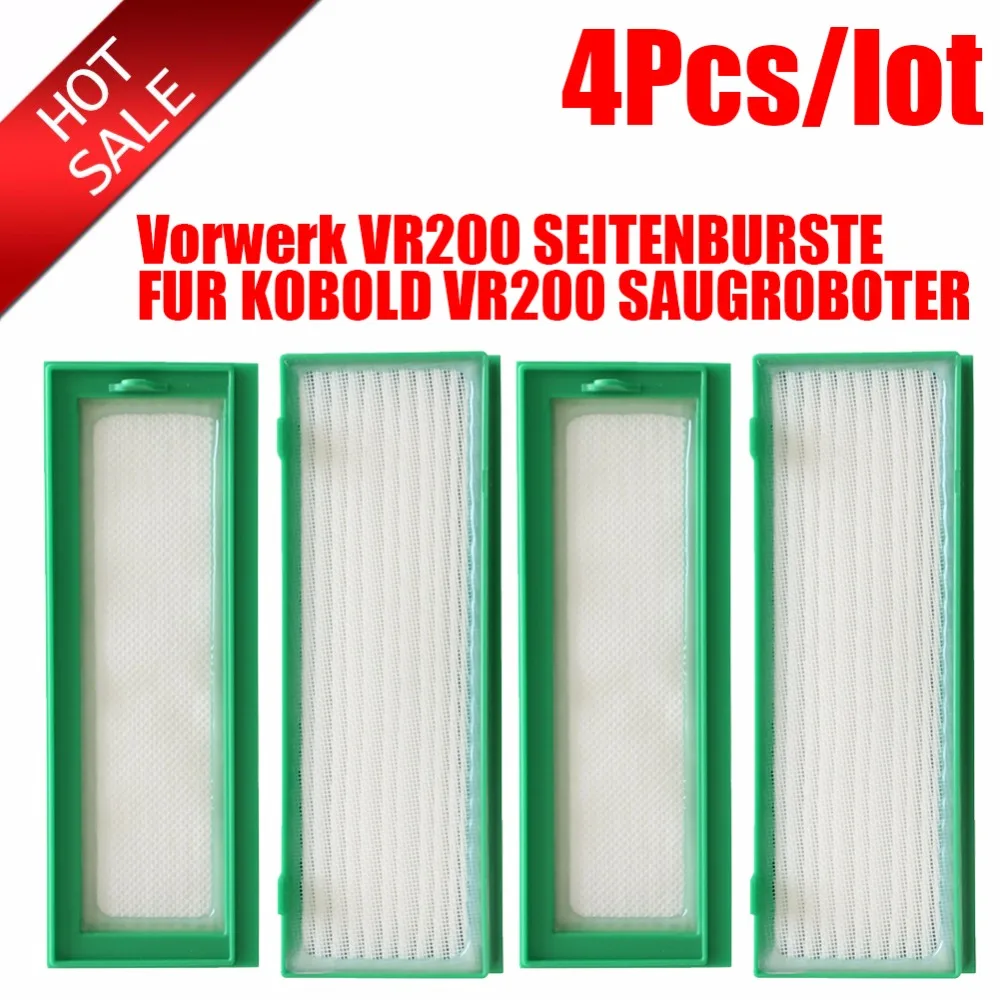 4Pcs/lot Robot Vacuum Cleaner accessories Parts HEPA Filter for Vorwerk