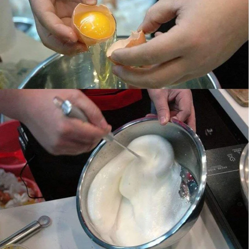 Из нержавеющей стали, ручной вспениватель молока весенний венчик головка мешалка блендер яиц кухонный инструмент