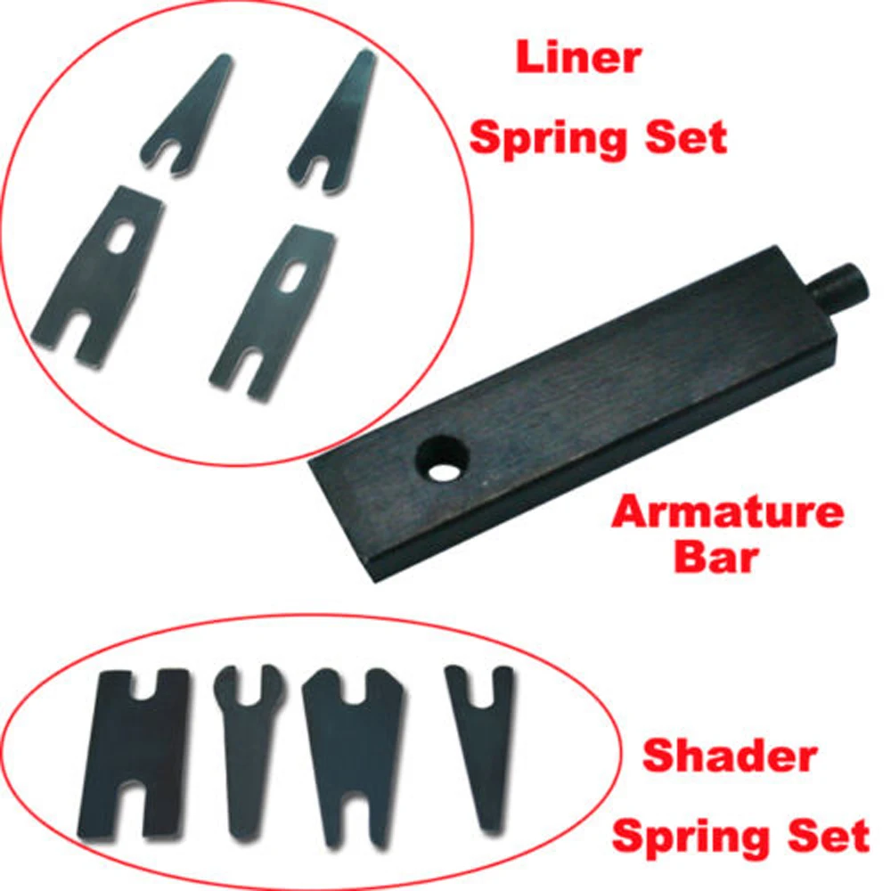 

Tattoo Machine Gun Accessories liner spring set +shader spring set +Armature Bar