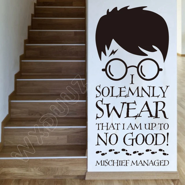 Harry Potter Vinyl Wall Decal Home Decor Quote Wall Art Stickers Decals