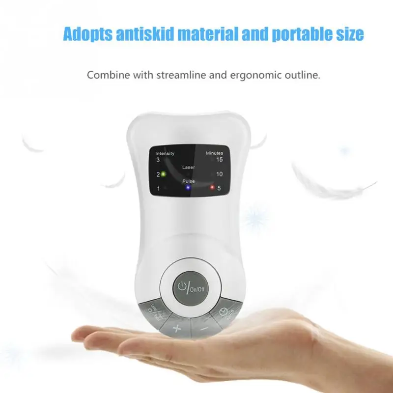 Rhinitis Allergy nose clip SnoreStop Sinusitis Cure Reliever Low-frequency Rhinitis Laser Therapy Treatment Massager Machine