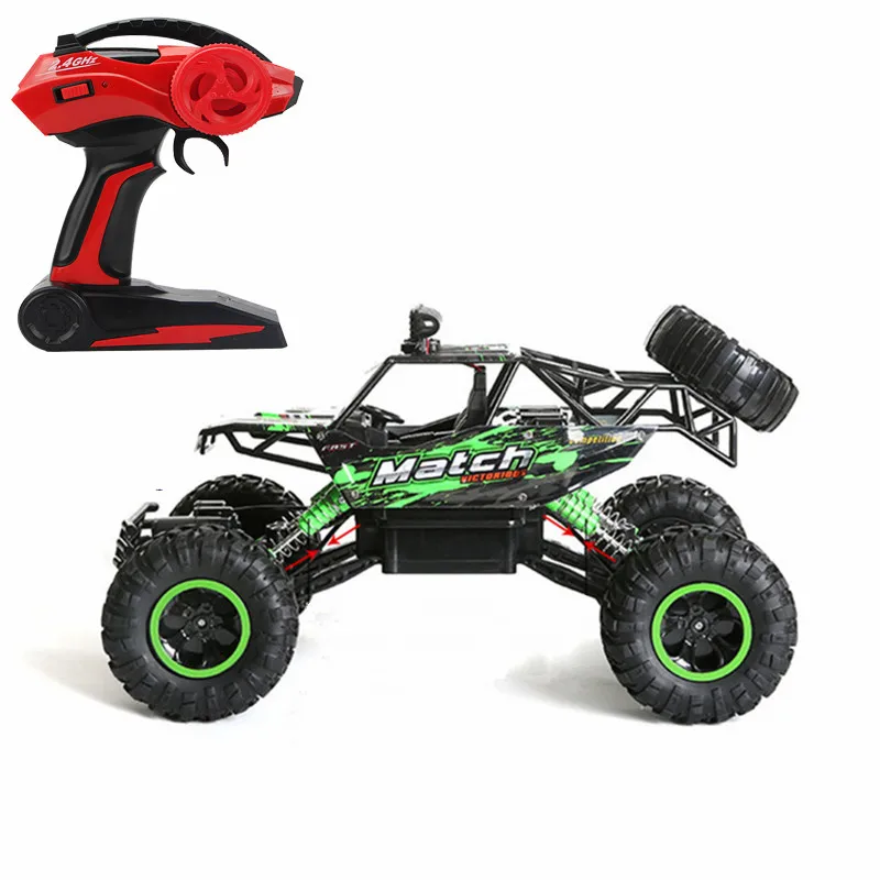 Скалолазание Rc автомобиль 4WD 2 4 GHz рок ралли 4x4 двойные двигатели Bigfoot пульт