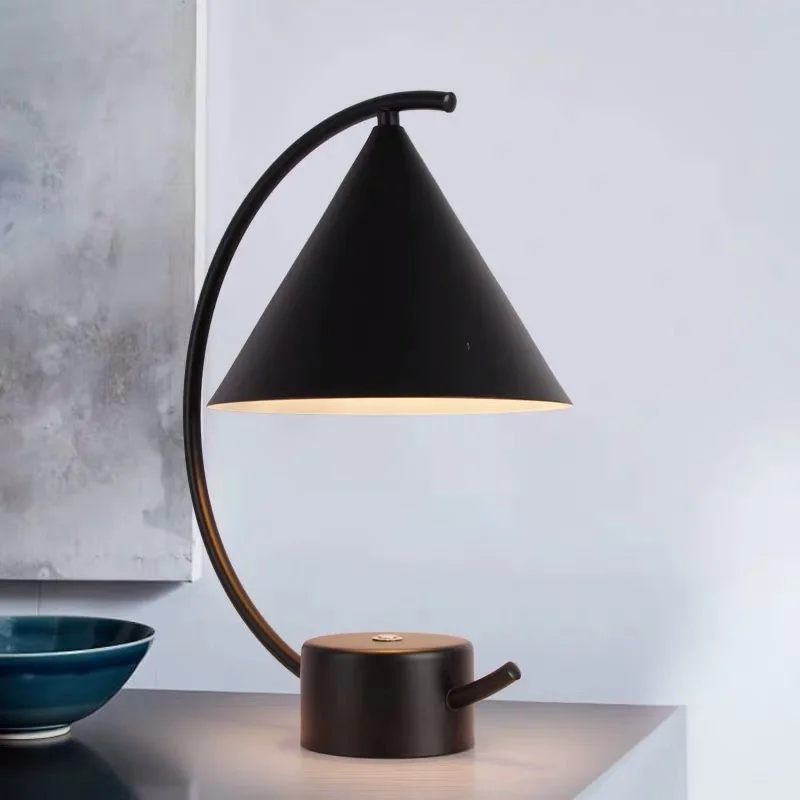 Creative Glass Bedside LED Desk Lamp Bedroom Desk Lights Living room Table Lamp Bed Light Art Deco 