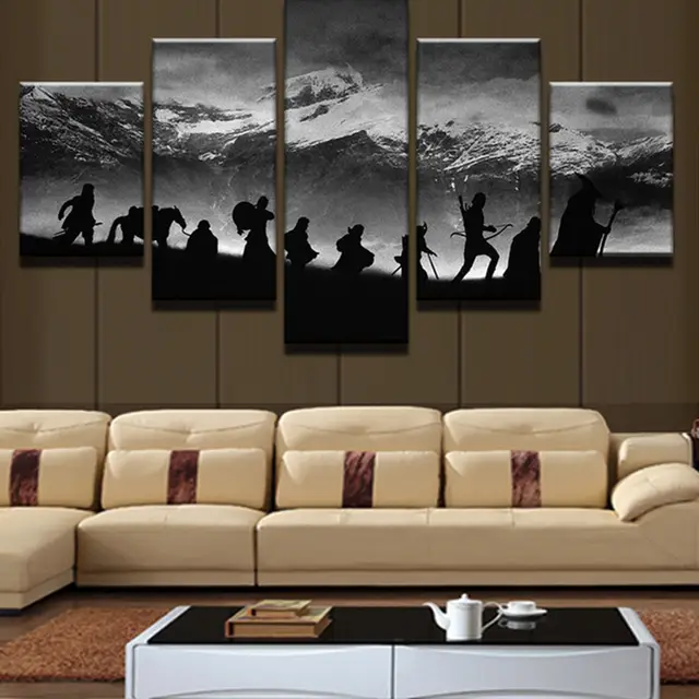 5 Panel Hunting Move Wall Art Decorate Movie Portrait Poster