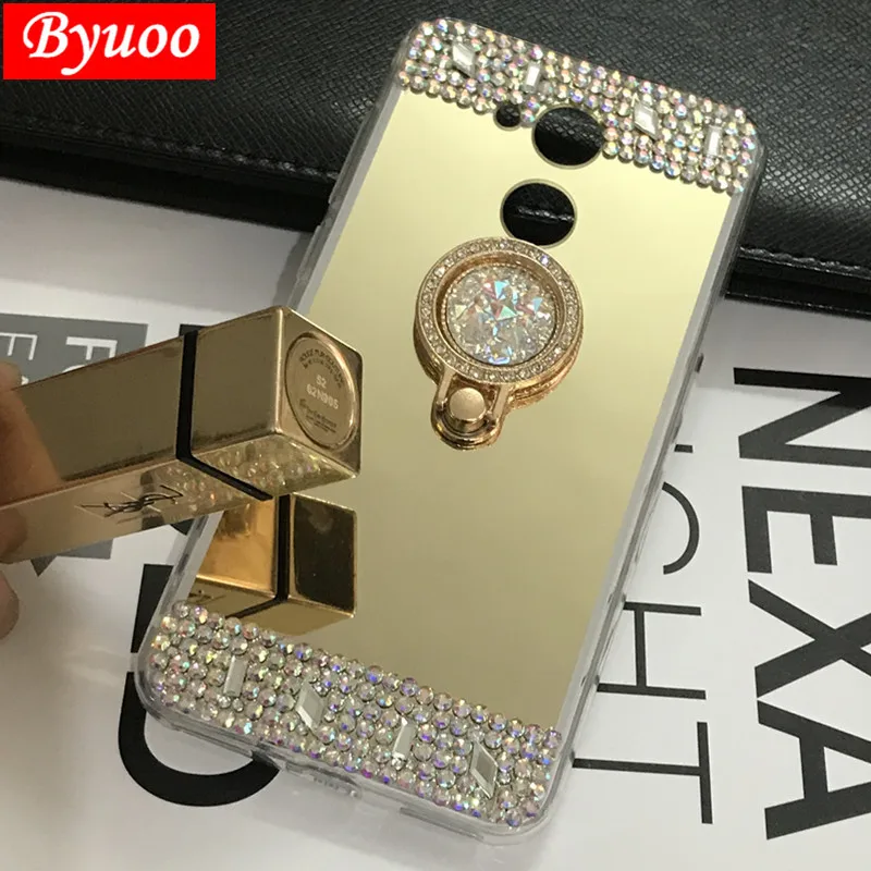 Mirror Ring Case For Huawei P30 honor 6c Pro Y5 Y6 Y9 Prime 2019 Y7 2018 8C 9X 9 lite view 20 10 8A 8X phone cover | Мобильные