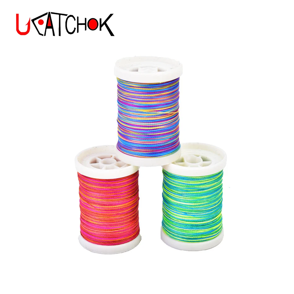 

3spools/pack 165yards NCP rod guides tying thread Rod ring fasten binding line Fishing DIY components fishing tackle accessories