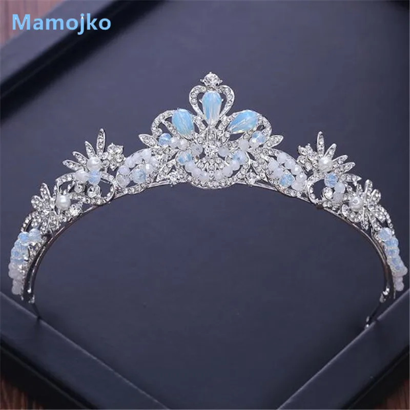 Aliexpress.com : Buy Mamojko Korean Wedding Beads Rhinestone Flower Bridal Crown for Women New