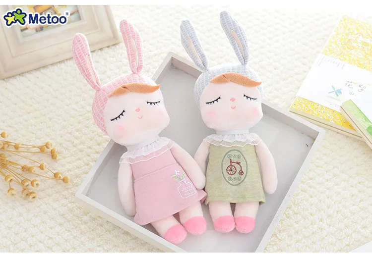 Metoo кукла и мягкие игрушки плюшевые животные мягкие детские игрушки для девочек детские мальчики подарок на день рождения Kawaii Hot Angela Rabbit Panda