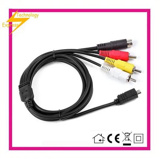 AV A/V TV Video Cable Cord Lead For Sony Camcorder Handycam HDR XR150/v