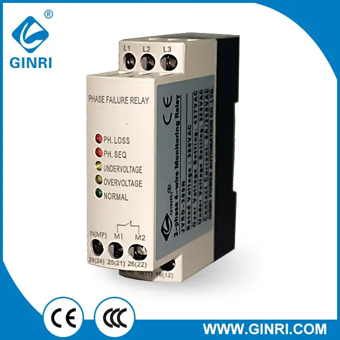 

JVRD-380N Three-phase Four-wire Voltage Monitoring Relay