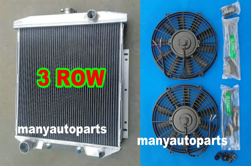 3 Core Aluminum Radiator 19551956 For Ford Fairlane Car Sedan Wagon