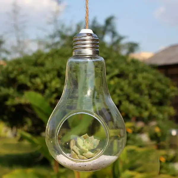 Растительное стекло форма лампы гидропоники контейнеры для террариума ретро страна цветочный горшок для оформления дома