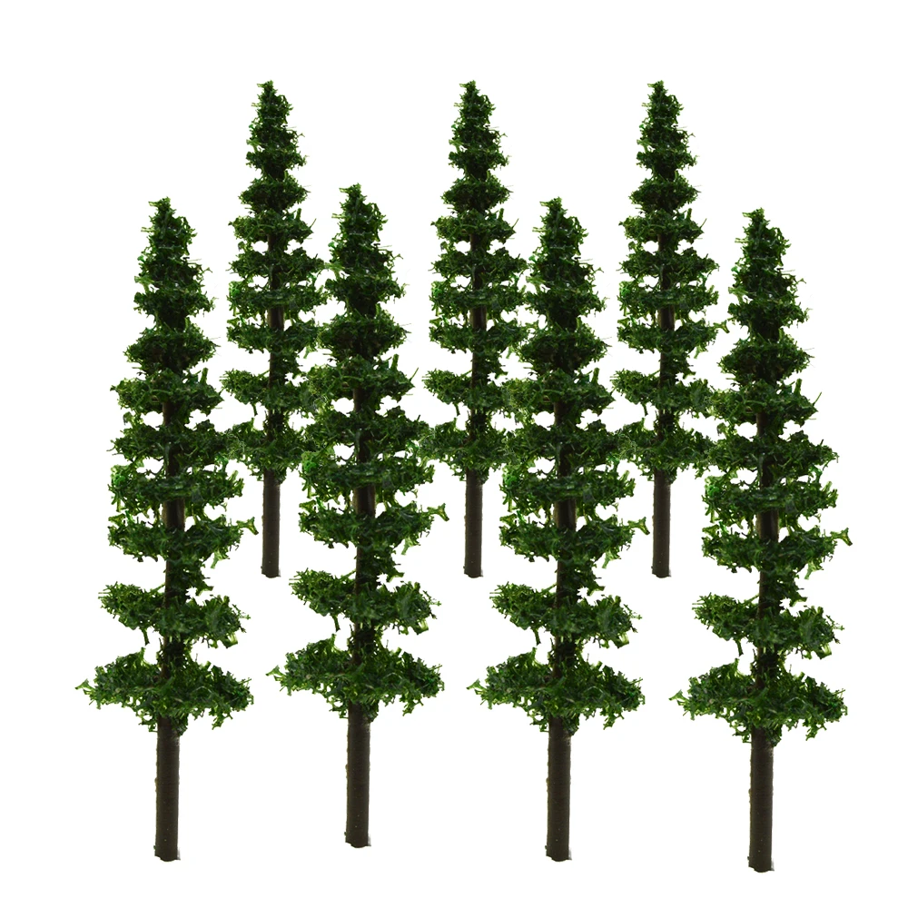 

3-9cm model plastic Roadside trees model green tree for architectural train layout