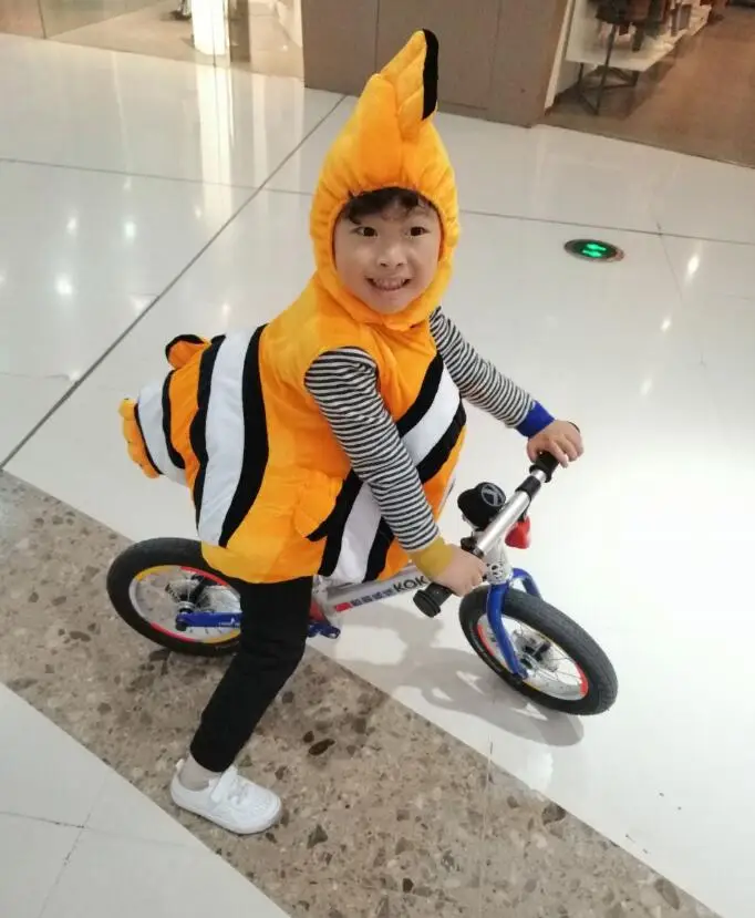 New Animals Costume Baby Kids Fish Clownfish From Pixar Animated Film Halloween Christmas Cosplay Costume New Animals Costume Baby Kids Fish Clownfish From Pixar Animated Film Halloween Christmas Cosplay Costume