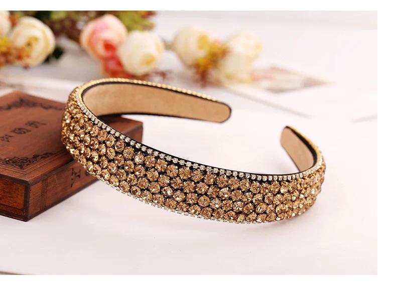 Tiaras de Strass para as Mulheres Acessórios para o Cabelo Jóias de Luxo Colorido de Cristal Hairbands Novos Coreano High End Bonito Cabelo 2020 11 Acessórios para cabelo (mulheres)