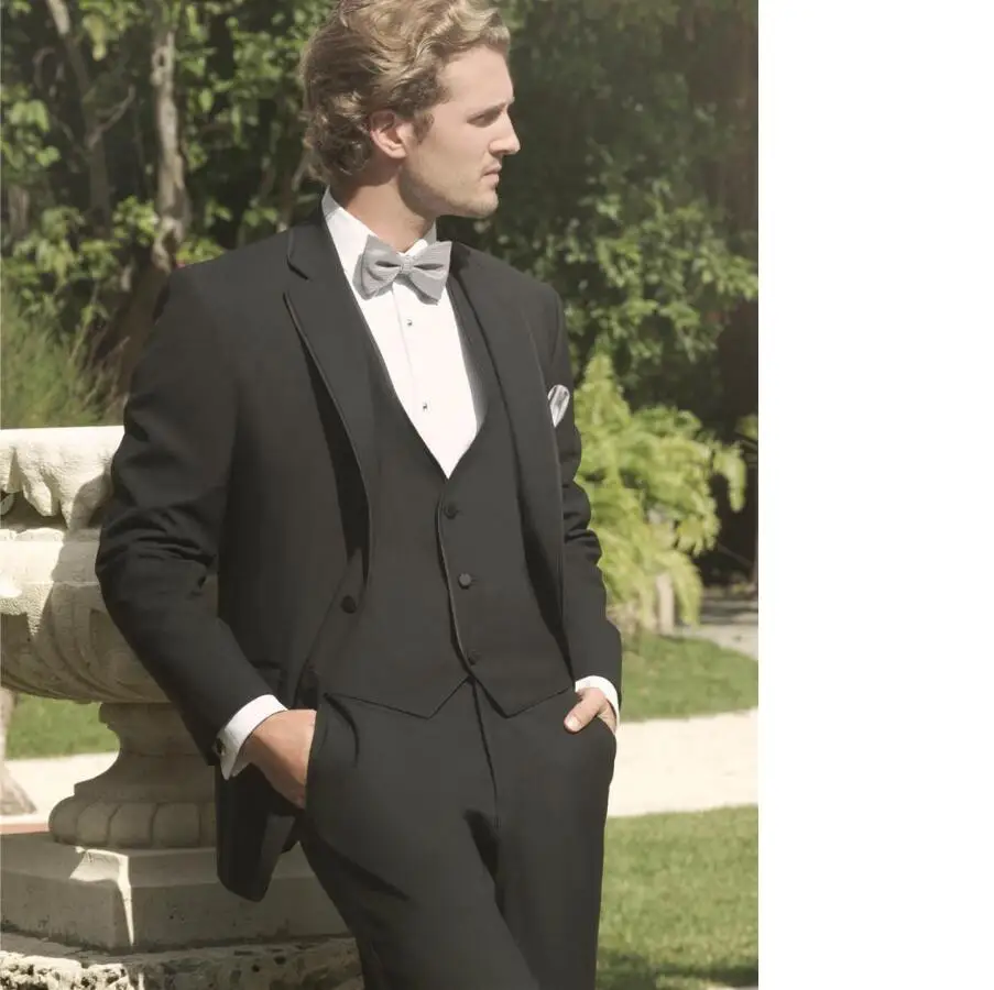 New Custom Made font b formal b font occasion black Tuxedo font b Men b font