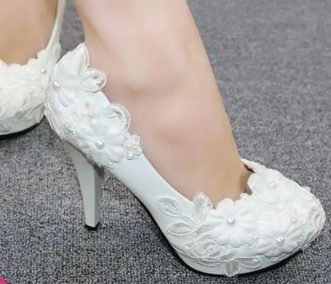 white wedding shoes for bridesmaids