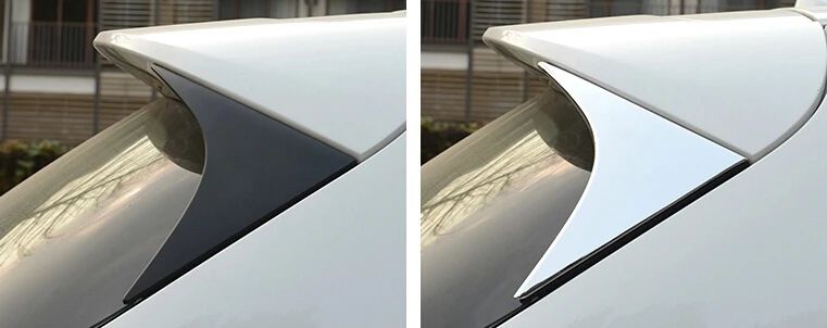 Автомобиль Стайлинг автомобиль специальный модифицированный задний треугольник Окно Зеркало блестки украшенная оконная накладка на заднее ветровое стекло для Mazda CX-5 2013
