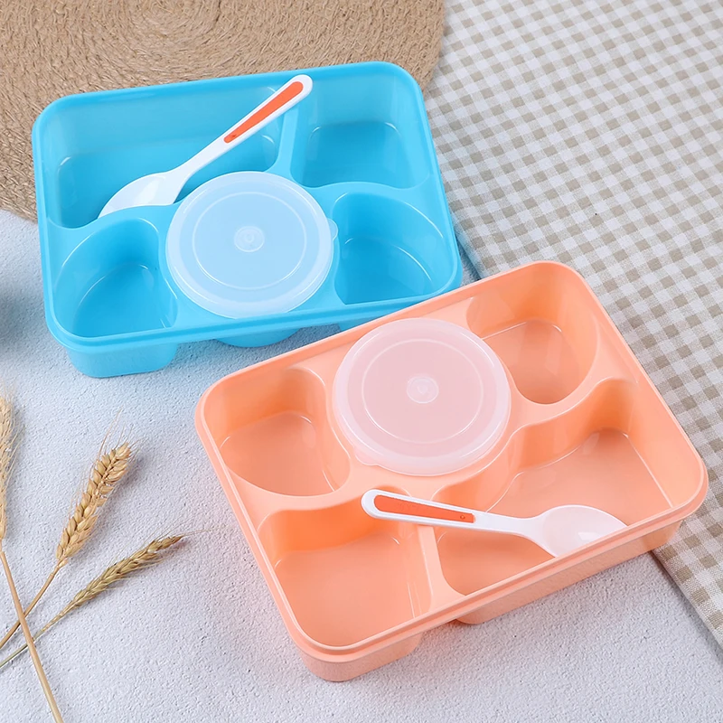 

Lunch Boxes Plastic Food Container Lunchbox Portable Boxes for Food Kids Picnic Microwaveable Lunch Bento Box for Dinner