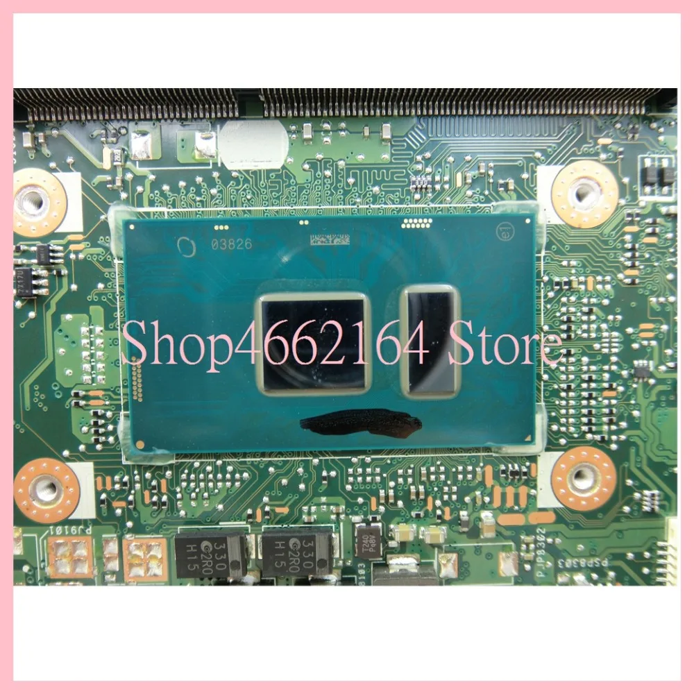  X556UA I3-6100PU /DDR3-4GB RAM mainboard REV2.0 For ASUS X556U X556UA X556UB X556UJ K556U Laptop mo