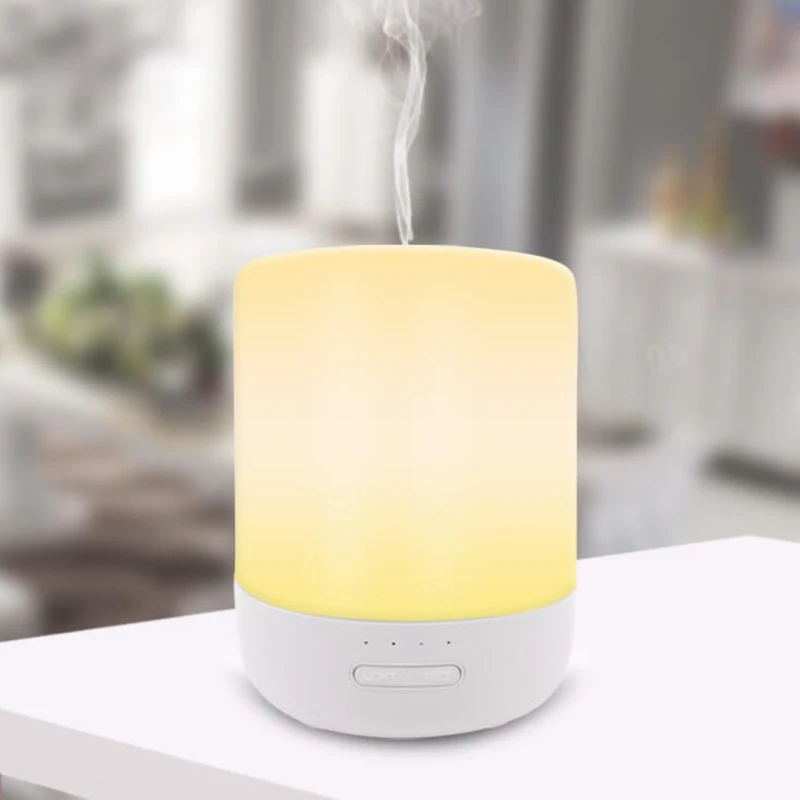 

GXZ 200ml Round Essential Oil Aroma Diffuser Ultrasonic Air Humidifier 7 Colors LED Lights Timing Mist Maker Mini Air Purifier