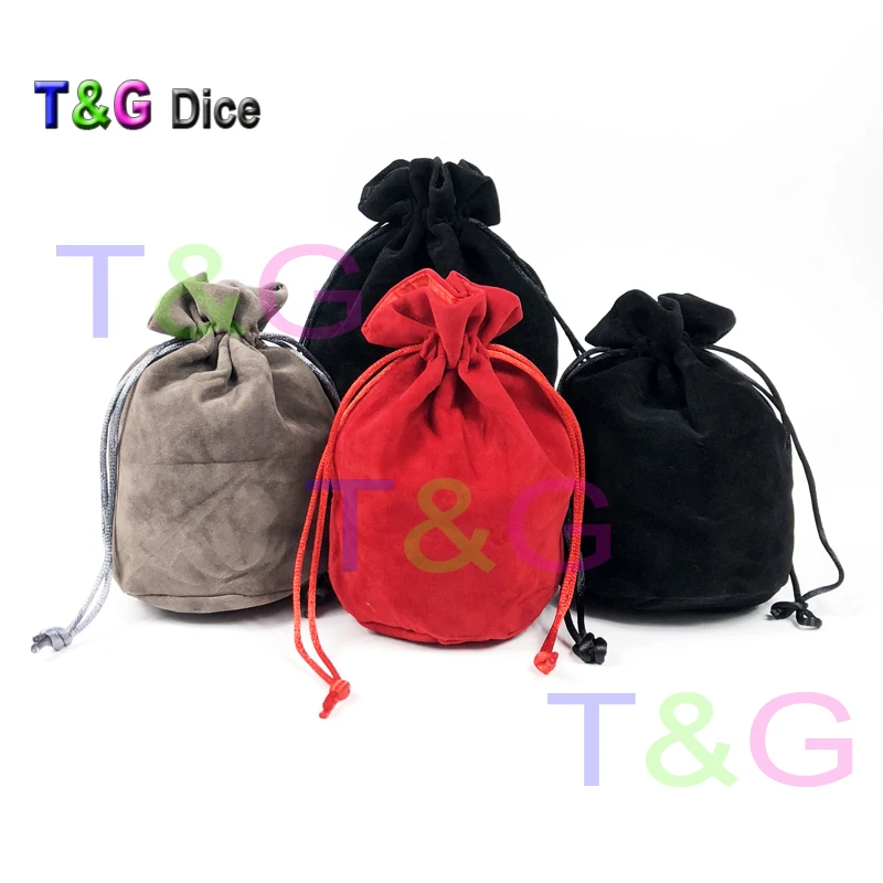 Dice сумка двухслойная бархатная 6*5,5 "Drawstring & Pouches для подарка игра, настольная игра